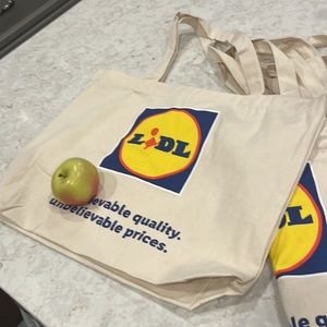 🛍️ 3 x Virginia Souvenir CANVAS totes lidl reusable grocery shopping bags New